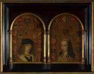 Pieter van Coninxloo - Diptych - Philip the Handsome and Margaret of Austria